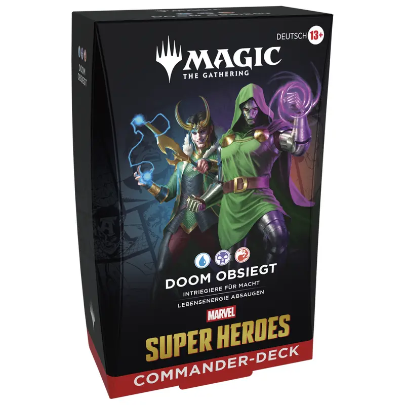 MTG Marvel Super Heroes Commander Deck – Doom Obsiegt (DE)