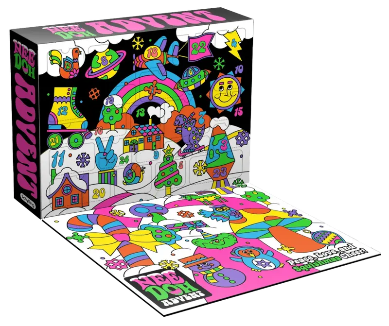 NeeDoh Teenie Squishies Adventskalender 2026 – 24 Mini