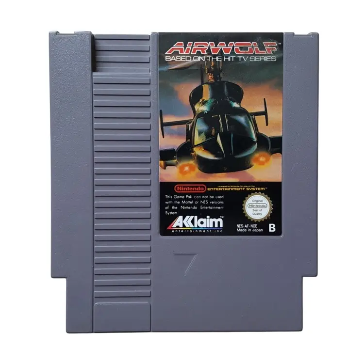 NES Spiel - Airwolf - Nintendo Entertainment System - PAL - sehr gut