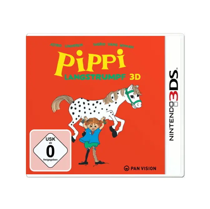 Nintendo 3DS - Pippi Langstrumpf 3D (Cover nachgedruckt) - gebraucht