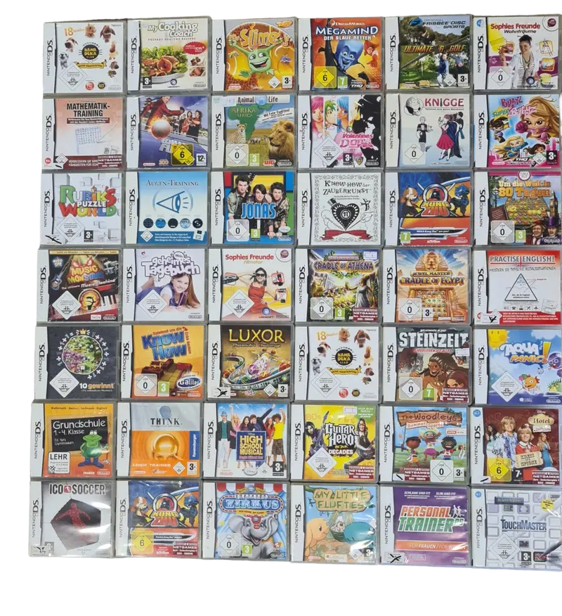 Nintendo DS Spiele (42 Stück) - gebraucht mit OVP