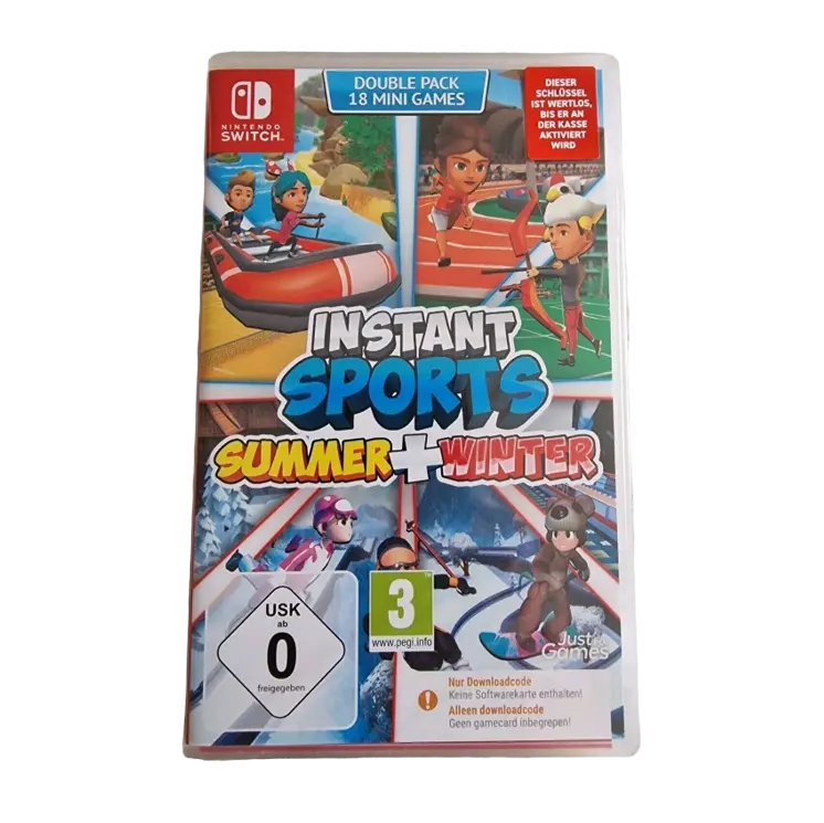Nintendo Switch - Instant Sports Summer + Winter Double Pack - NEU & OVP (Code)