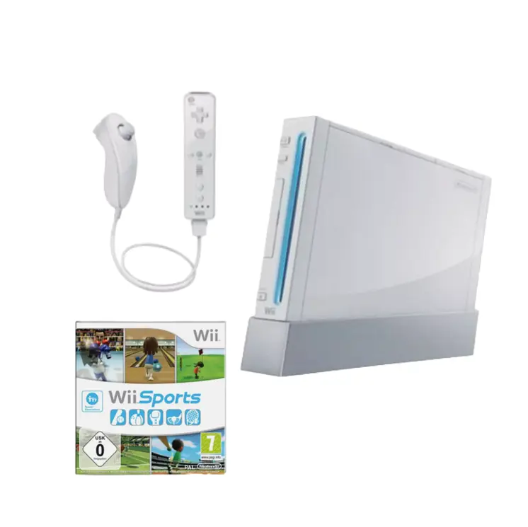 Nintendo Wii Konsole + Wii Sports Spiel - gebraucht