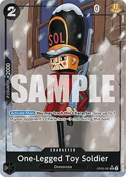 One-Legged Toy Soldier (OP05-081) (V.3) PRB01 Uncommon Near Mint Englisch