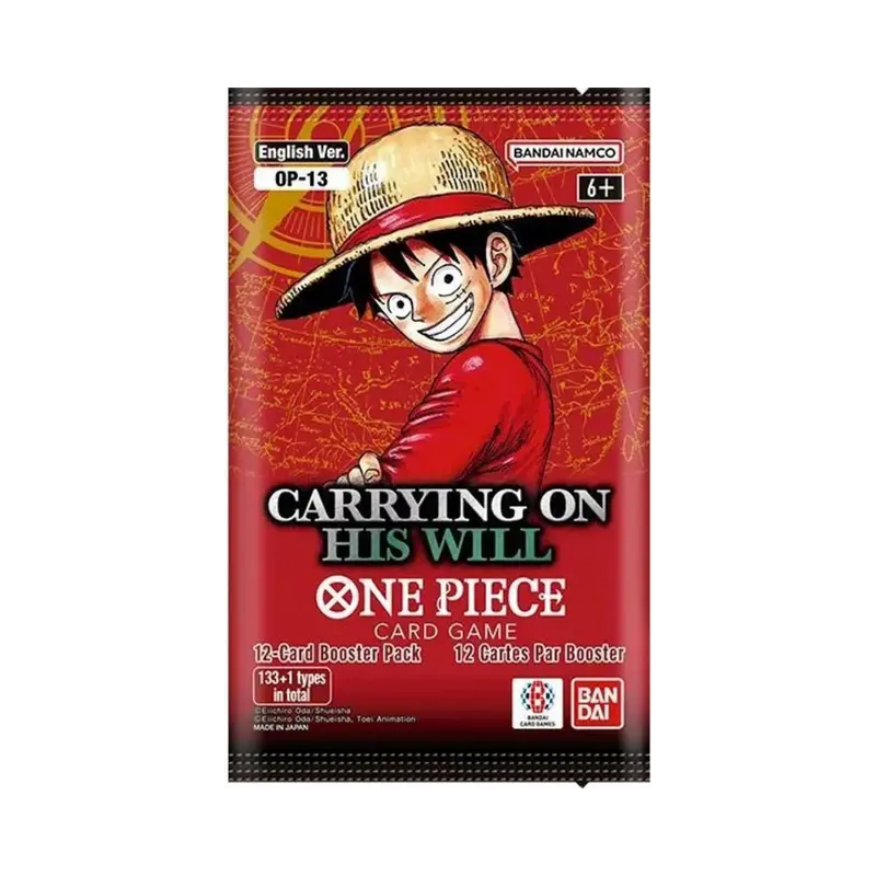One Piece Card Game – Carrying on his Will (OP-13) – Booster Pack – EN