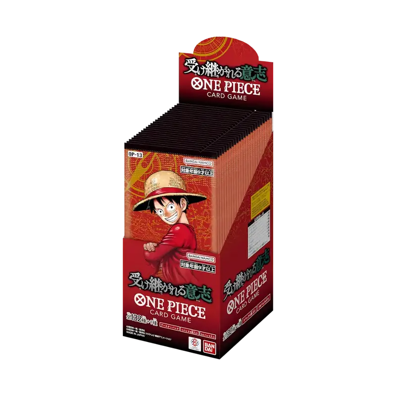 One Piece Card Game – OP13 Carrying on His Will Booster Display (24 Packs) – Japanisch