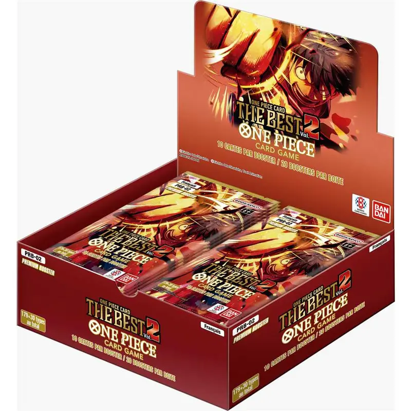 One Piece Card Game – PRB02 Premium Booster Display (20 Packs) – Englisch