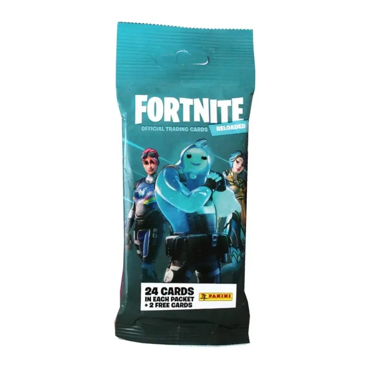 Panini Fortnite Reloaded Sammelkartensammlung Fat Booster Pack 24 Cards