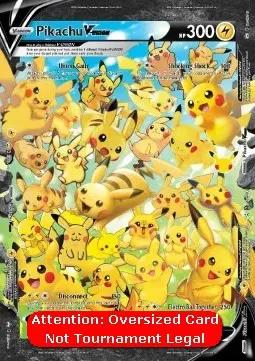 Pikachu V-UNION - SWSH Black Star Promos (Oversized)