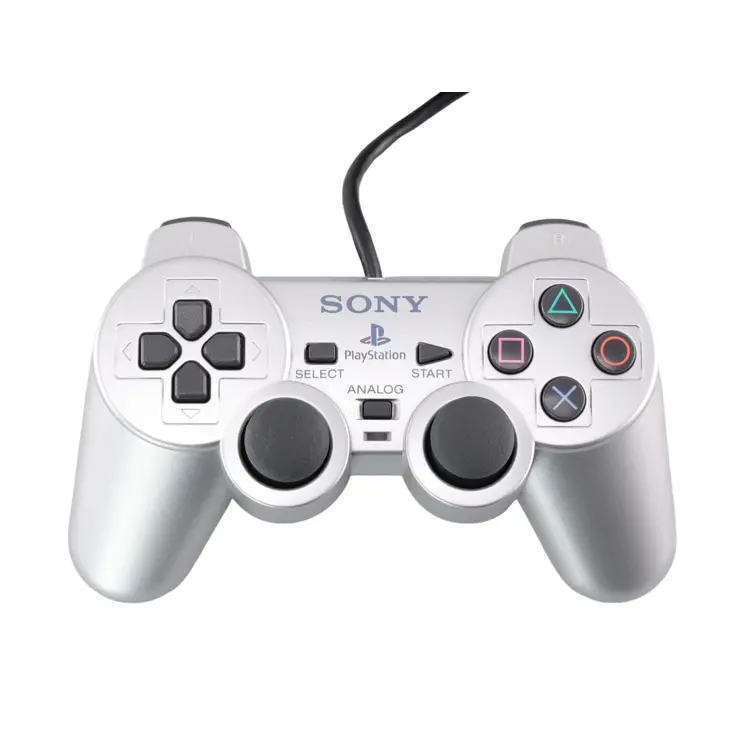 Playstation 2  Ps2 Controller - Original Sony - Dualshock -  silber - sehr gut