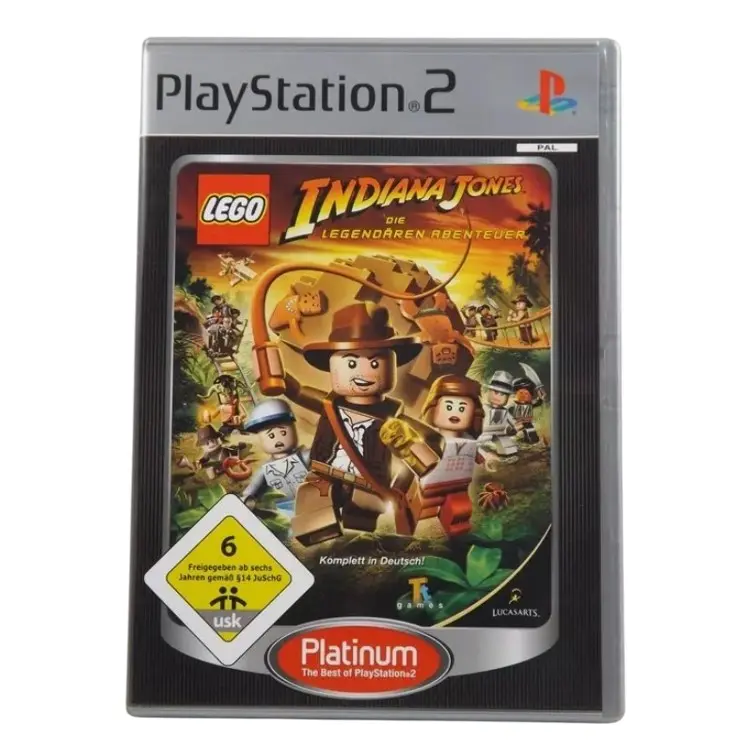 Playstation 2 Ps2 - LEGO Indiana Jones - Die legendären Abenteuer - Platinum - gebraucht