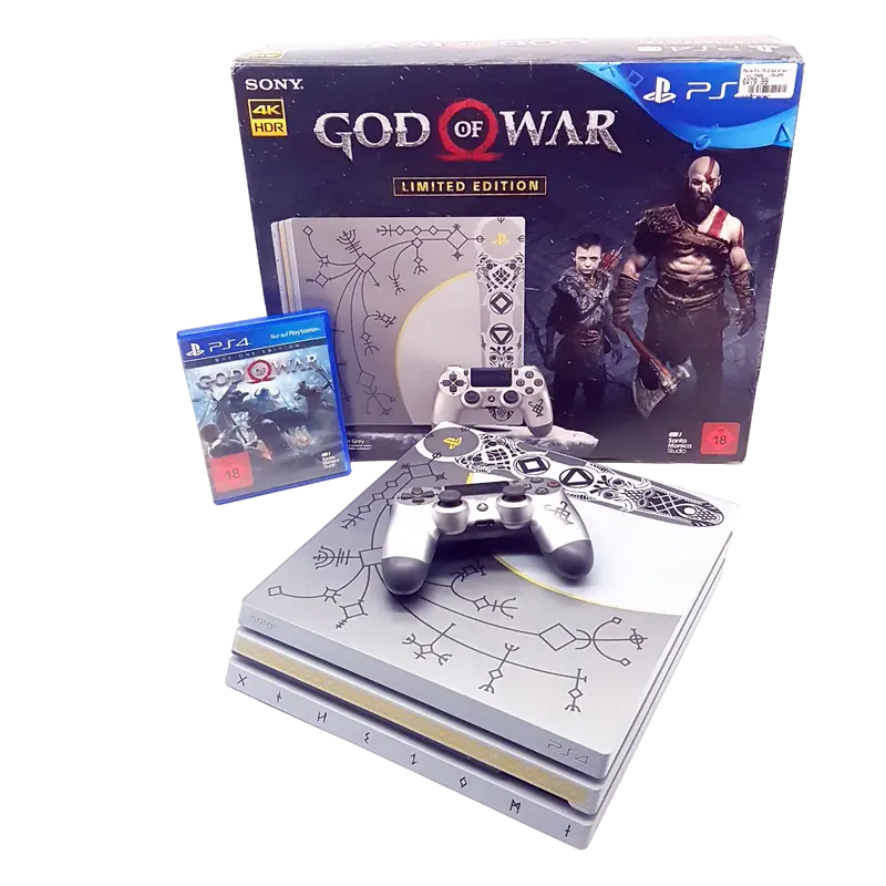 PlayStation 4 PS4 1TB PRO Limited Edition + God of War Day 1 Edition - gebraucht