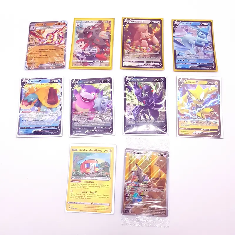 Pokemon 10 x Holo EX V Shiny Fullart Radiant Strahlend - mint - deutsch
