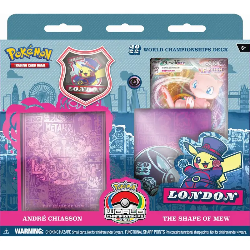 Pokemon 2022 World Championship Deck Andre Chiasson  Mew-VMAX Englisch