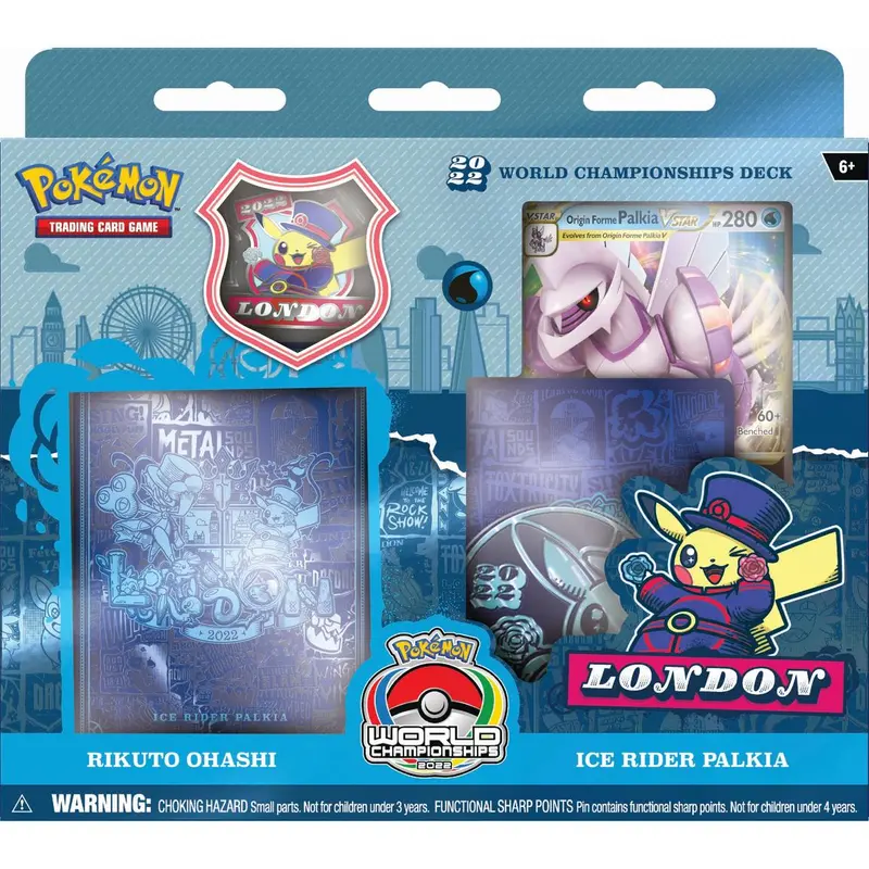 Pokemon 2022 World Championship Deck Rikuto Ohashi Palkia-VSTAR Englisch