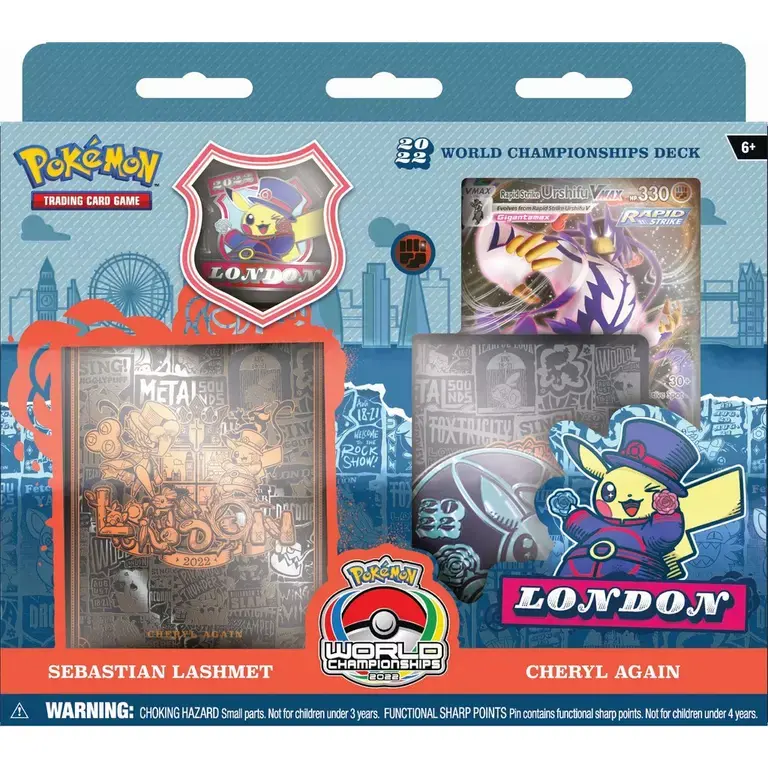 Pokemon 2022 World Championship Deck Sebastian Lashmet Urshifu-VMAX Englisch