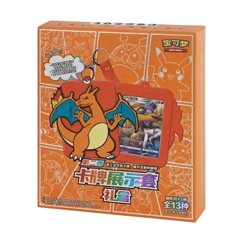 Pokémon Card Display Set Gift Box Charizard - Pokémon Card Display Set Gift Box Charizard