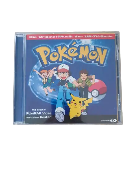 Pokemon CD mit Original Soundtracks, wie dem Pokerap (DE) inkl Poster 1999
