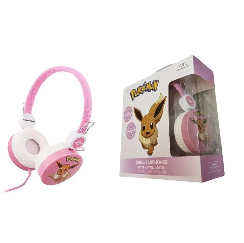 Pokemon Evoli Kids Headset Headphones Kopfhörer