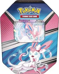 Pokemon Feelinara V Frühjahr Tin Box 2022 - Deutsches Sammelkartenspiel - 4 Booster Packs