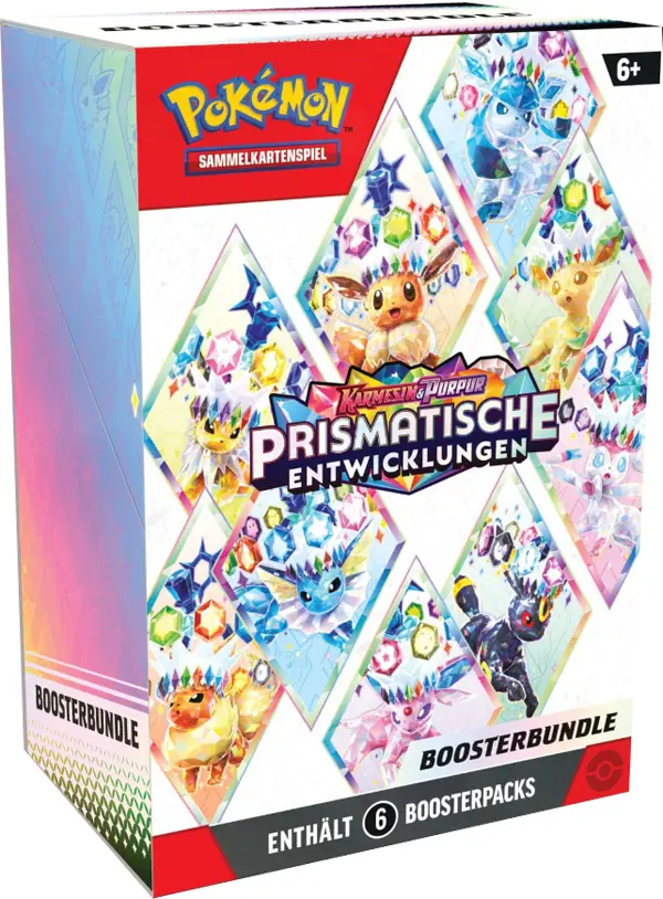 Pokémon Karmesin & Purpur Prismatische Entwicklungen Booster Bundle (deutsch)- 6 Boosterpacks