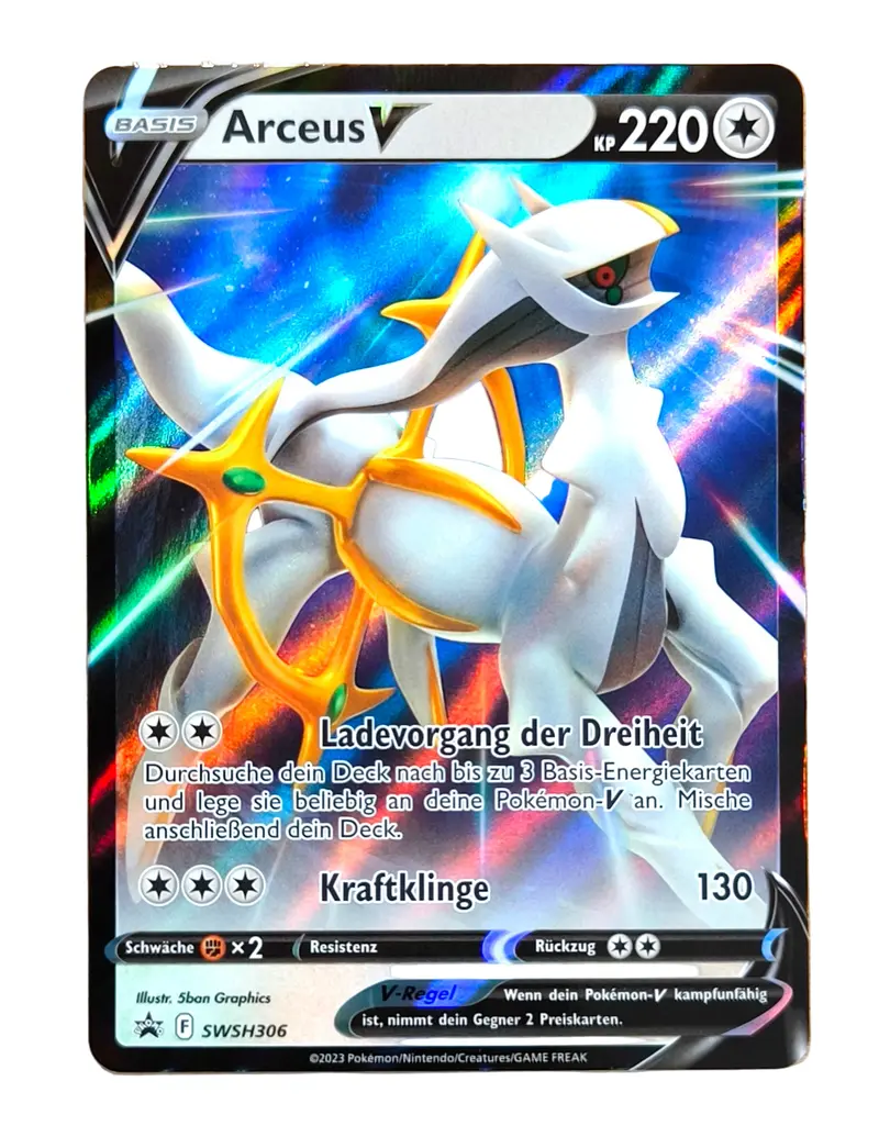 Pokemon Karte Arceus V Black Star Promo SWSH306