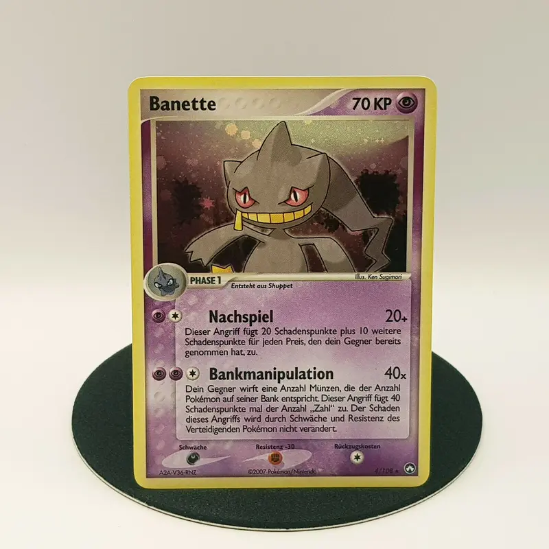 Pokemon Karte Banette 4/108 holo rare EX Power Keepers 2007 Near Mint