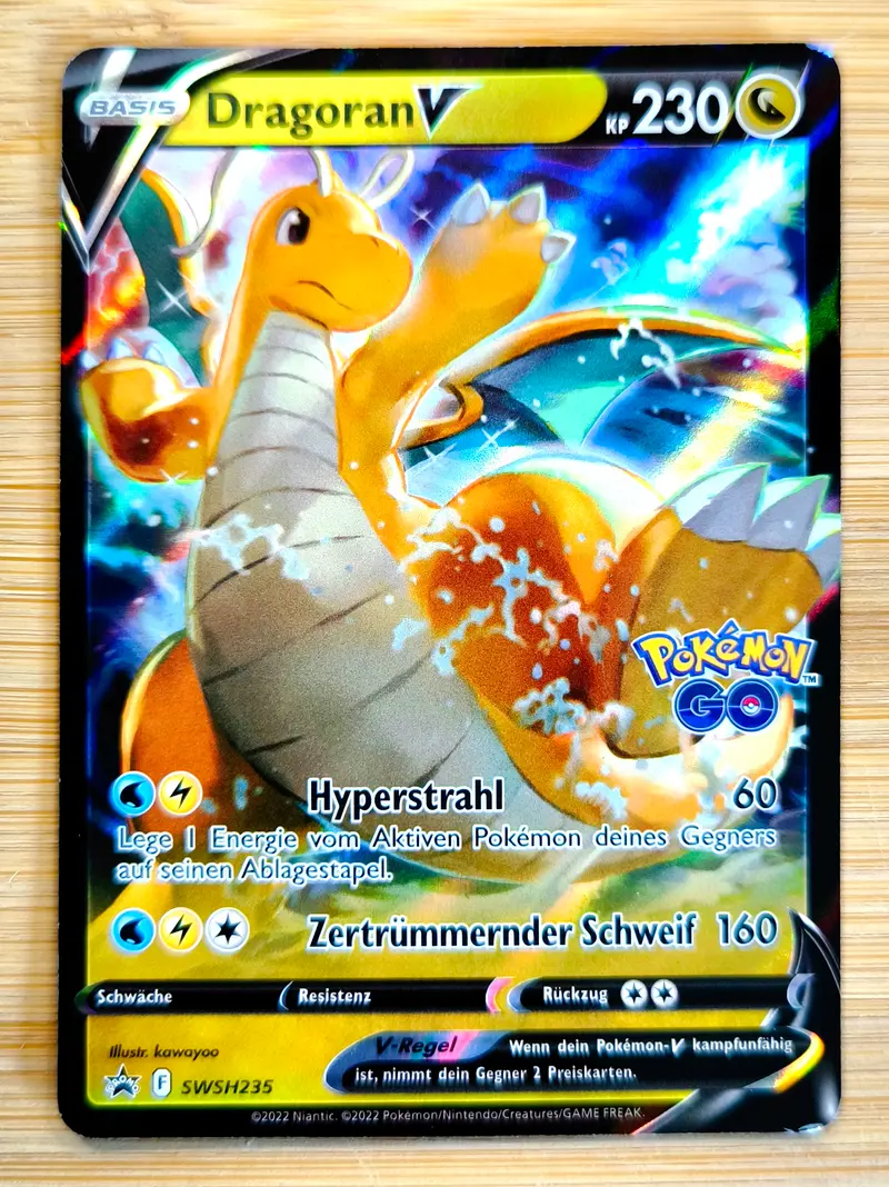 Pokemon Karte Dragoran V Black Star Promo SWSH235