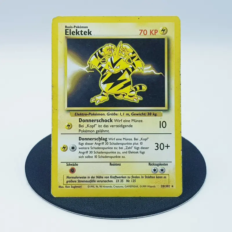 Pokemon Karte Elektek 20/102 Base Set 1999
