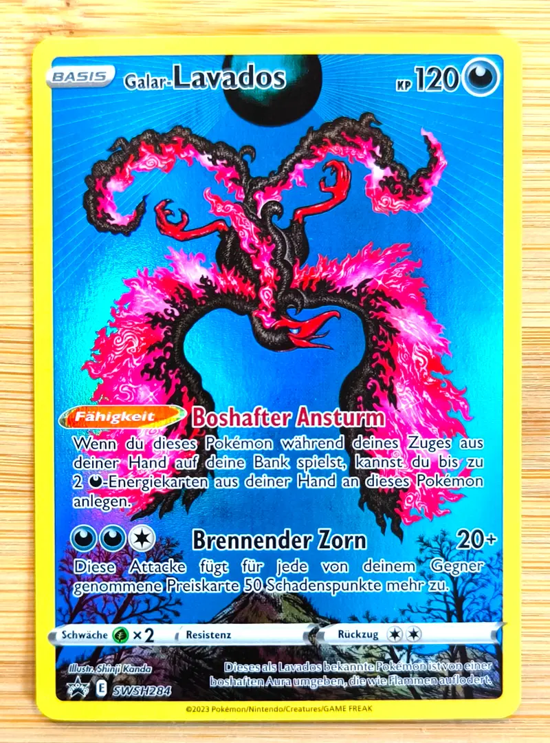 Pokemon Karte Galar-Lavados Black Star Promo SWSH284