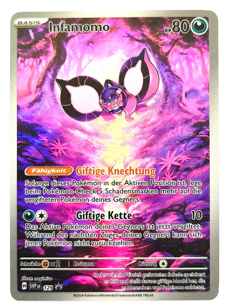 Pokemon Karte Infamomo Black Star Promo SVPDE129