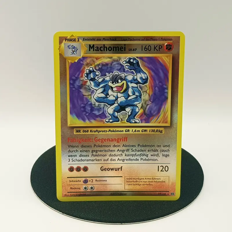 Pokemon Karte Machomei 59/108 rare holo Evolution XY 2016 Near Mint