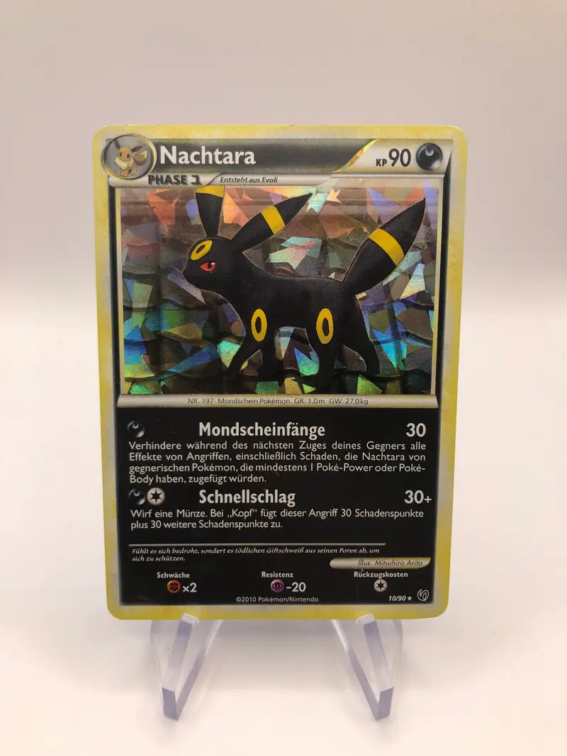 Pokemon Karte Shatter Holo Nachtara 10/90 Deutsch