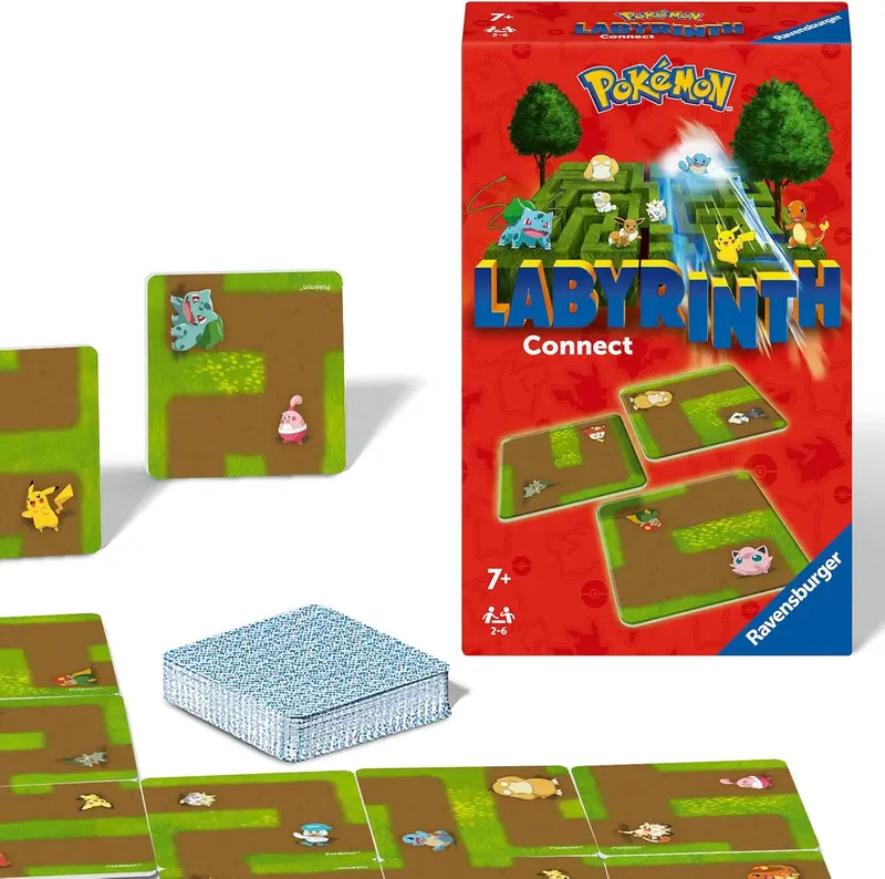 Pokémon Labyrinth MBS – Reisespiel für 2-4 Spieler ab 7 J.