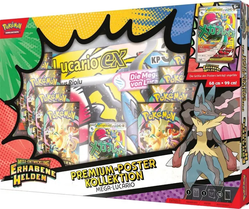 Pokémon ME02.5 Premium Poster Kollektion Mega-Lucario-ex