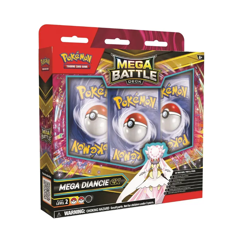 Pokémon Mega Battle Deck – Mega Diancie EX (60 Cards, Englisch) | Spielbereit & OVP