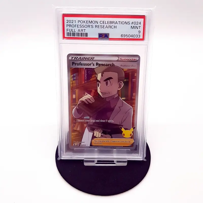 Pokemon Professor's Research 024/025 holo Celebrations 2021 englisch PSA 9 Mint