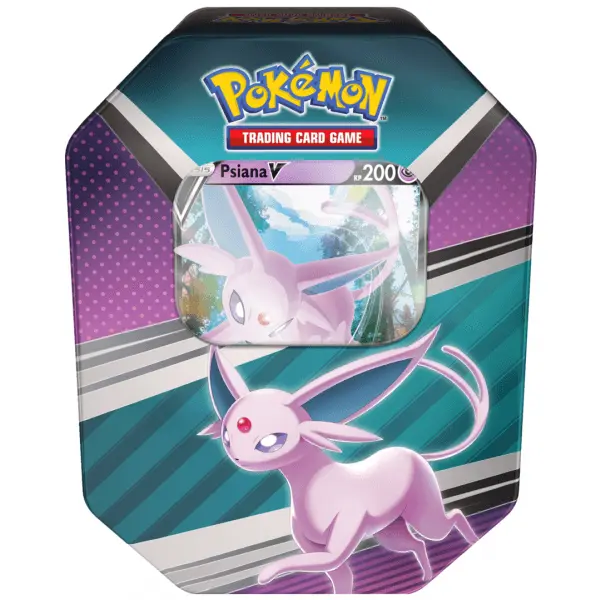 Pokemon Psiana V Frühjahr Tin Box 2022 - Limitierte Sammleredition mit 4 Booster Packs