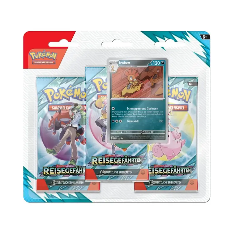 Pokémon Reisegefährten Irokex 3-Pack Blister Deutsch