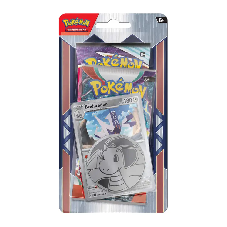 Pokemon TCG 2er Blister Jan 2025 (2 Booster) DE Fusionsangriff & Karmesin & Purpur Base