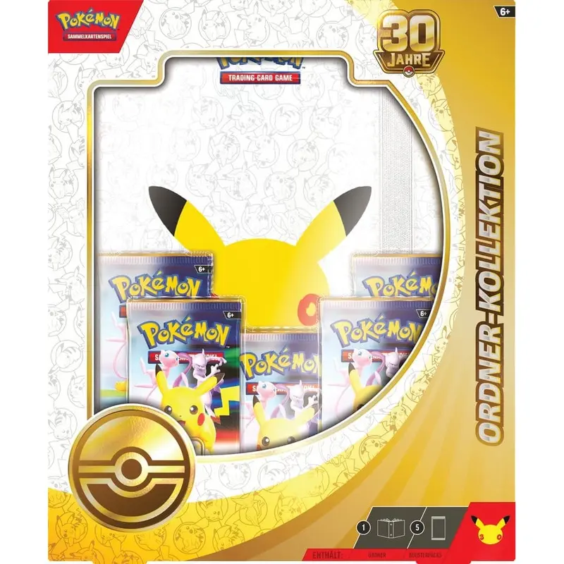 Pokémon TCG - Box - 30th Celebration - Ordner-Kollektion - Deutsch