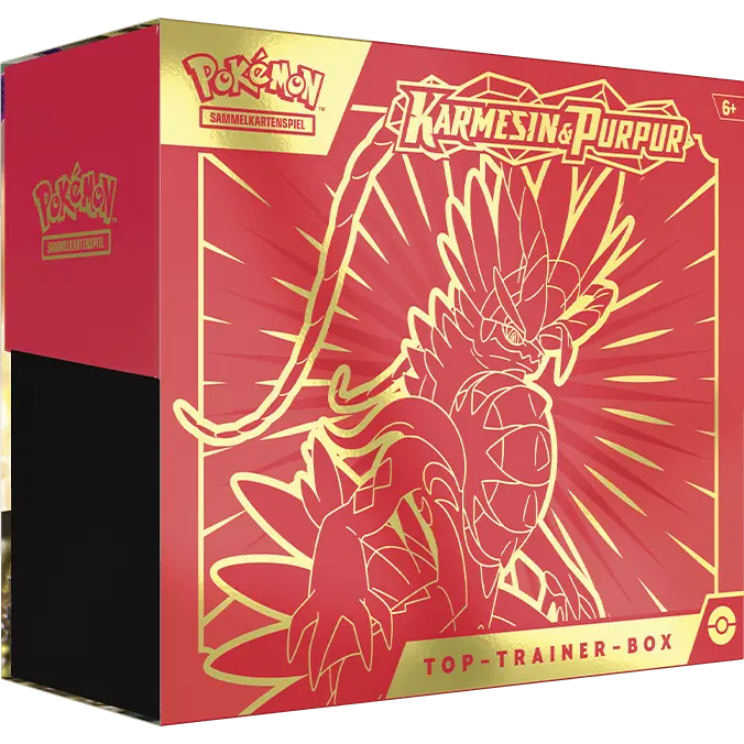 Pokemon TCG - Karmesin & Purpur Top-Trainer-Box Koraidon - DE