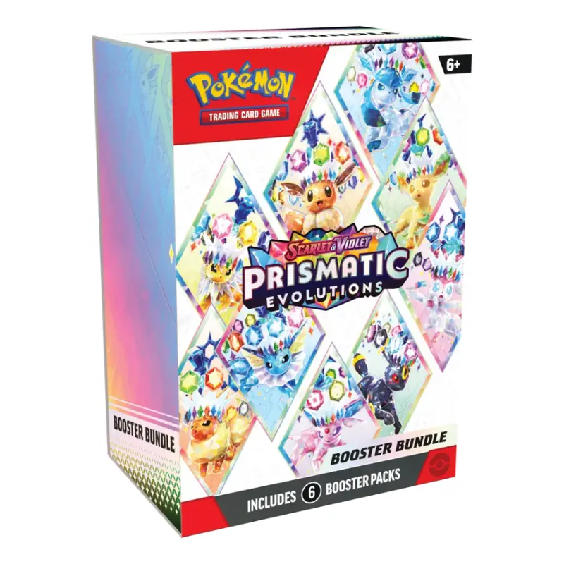 Pokémon TCG – Prismatic Evolutions (SV8.5) Booster Bundle (EN) | 6 Boosterpacks | Neu & OVP