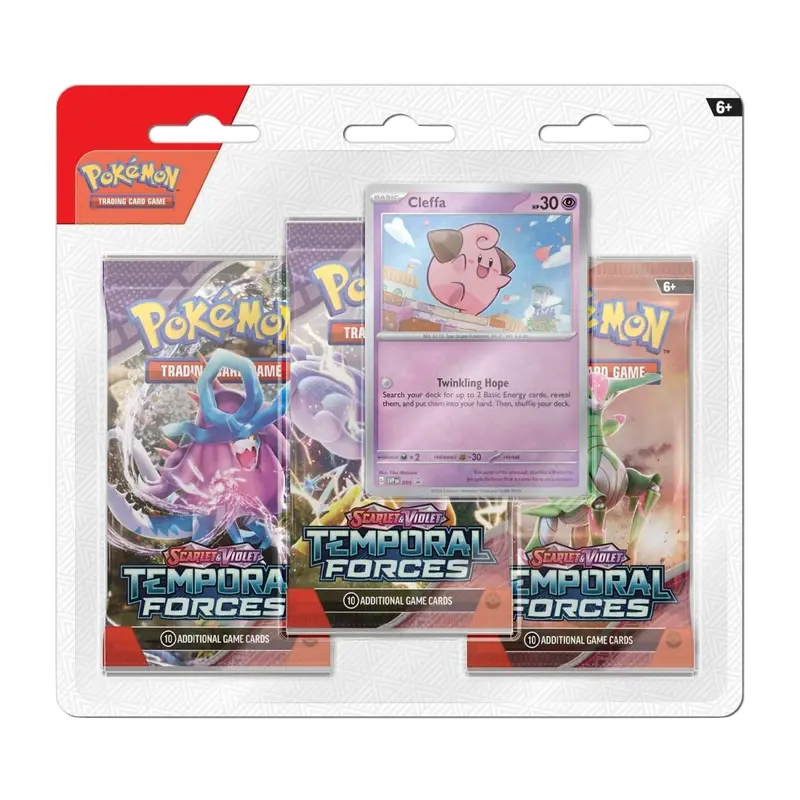 Pokemon TCG - SCARLET & VIOLET 5 TEMPORAL FORCES 3-PACK BLISTER EN