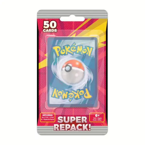 Pokémon TCG - Super Repack 50 Cards Blister - Englisch