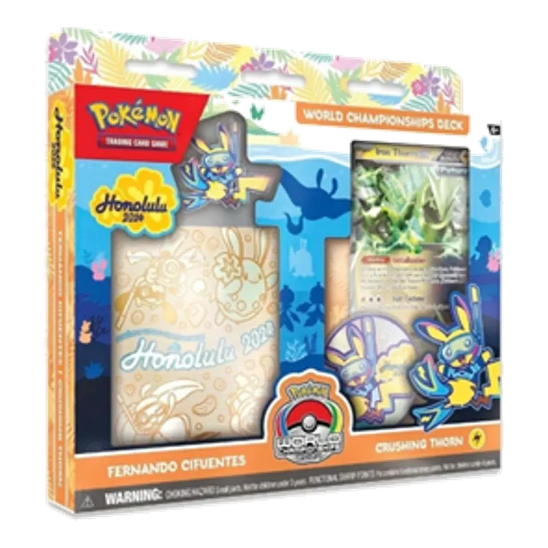 Pokémon TCG – Weltmeisterschaftsdeck 2024 – Crushing Thorn / Eisendorn-ex – Fernando Cifuentes (DE)
