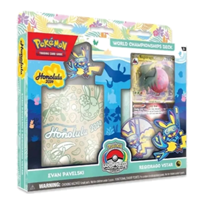 Pokémon TCG – Weltmeisterschaftsdeck 2024 – Regidrago VSTAR – Evan Pavelski (DE)