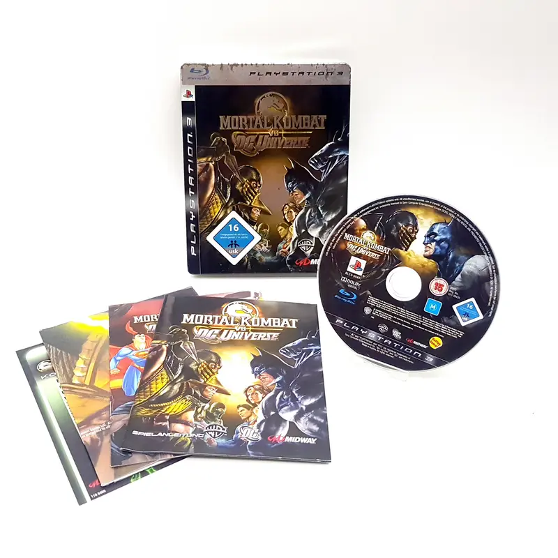 Ps3 Playstation 3 - Mortal Kombat Vs DC Universe - Spiel mit Steelbook - gebraucht - gut