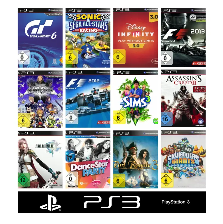 Ps3 Playstation 3 Top Spiele zur Auswahl gebraucht z.B. Dragonball, Kingdom Hearts, uvm.