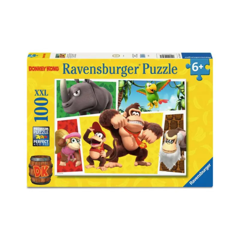 Ravensburger - Die Affen sind los - Kinderpuzzle - 100 XXL Teile